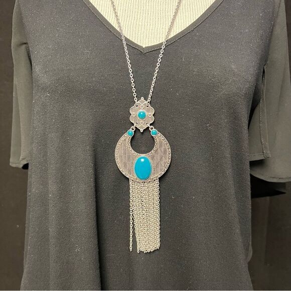 lia sophia MOONLIGHT TRAIL retired Necklace NWT🏷 30-33” adjustable length - Picture 4 of 11